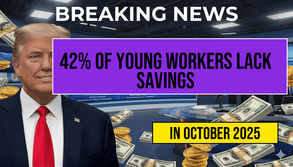 42% of Younger Workers Struggle with Zero Savings Due to Retirement Savings Gap