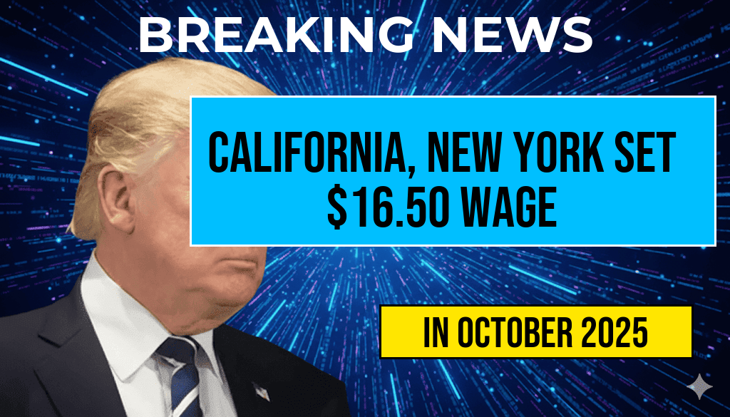 California and New York Prepare to Implement $16.50 Hourly Minimum Wage.