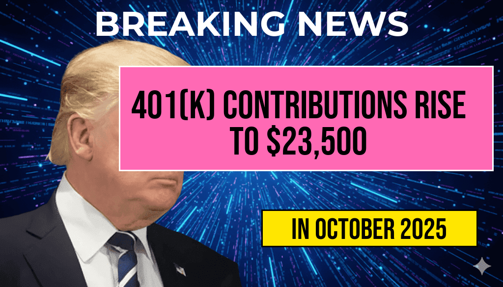 Employees Can Boost 401(k) Contributions to $23,500 in 2025.