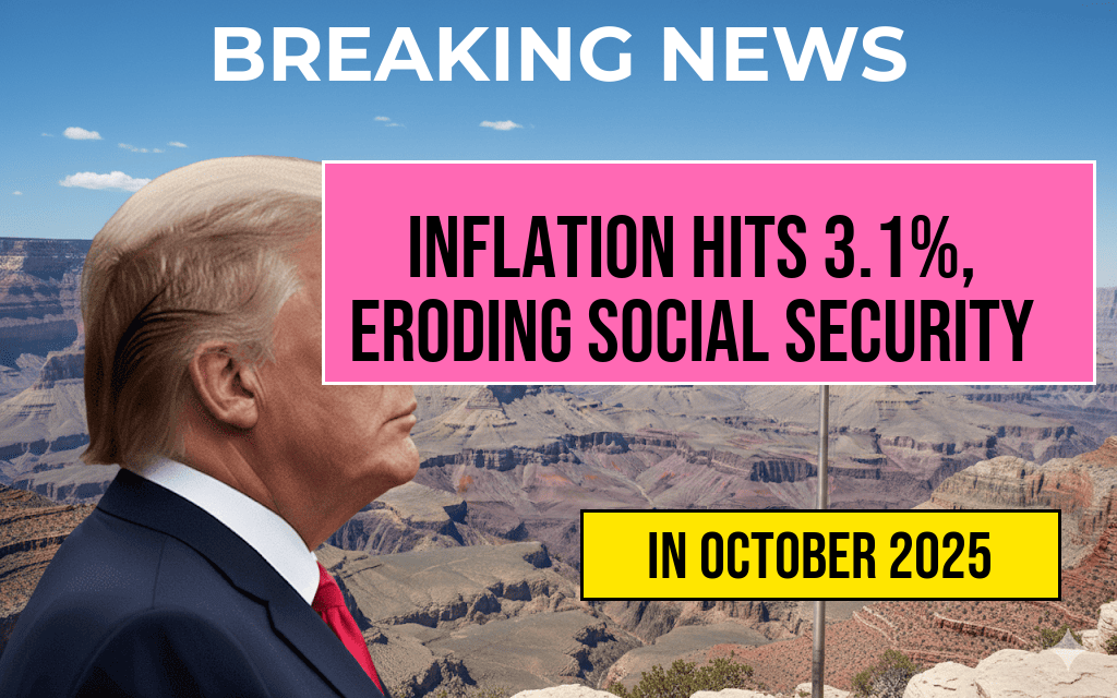 Inflation Soars to 3.1% in Core CPI, Undermining $49 Social Security Increase