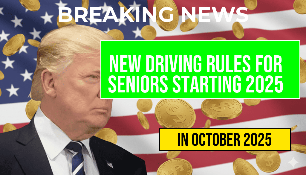 New Driving License Regulations for Seniors Over 70 in Canada Begin in October 2025