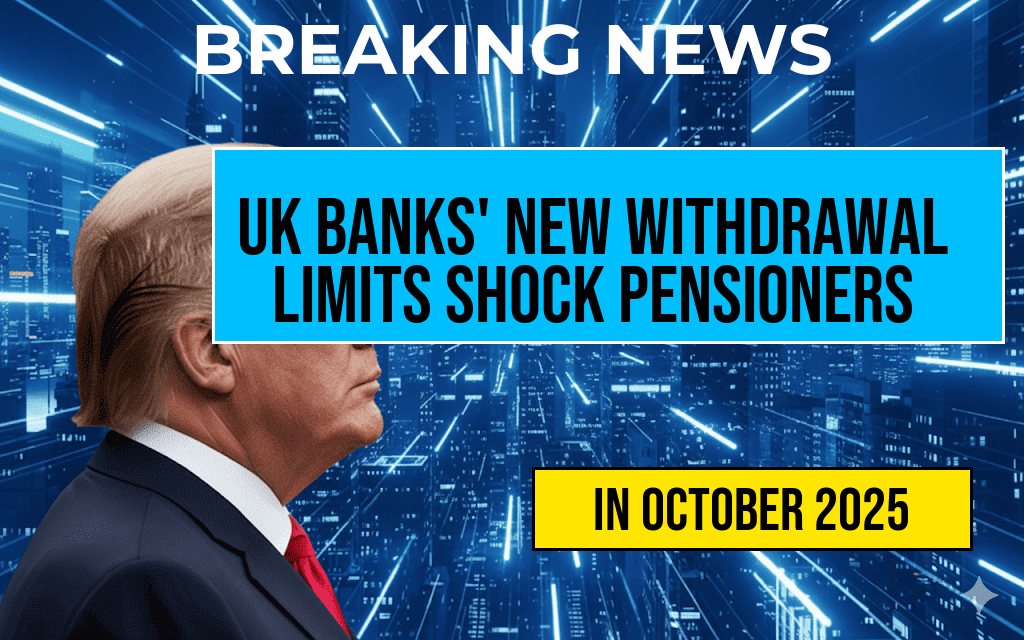 New Withdrawal Limits from UK Banks Leave Pensioners Stunned Starting 27 September 2025