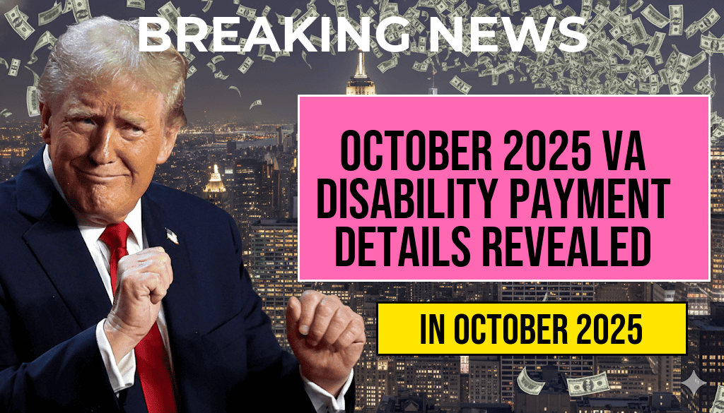 October 2025 Sees $4,196 VA Disability Payment: Eligibility Requirements and Full Payment Schedule Revealed