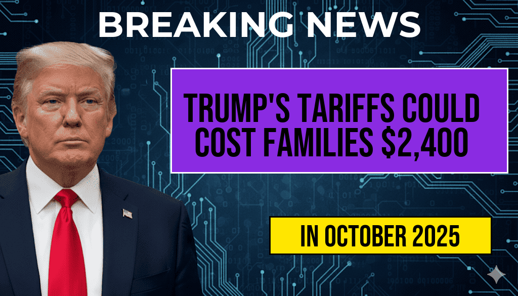 Trump’s Tariffs May Result in $2,400 Annual Cost for Families: Analyzing the ‘Turbulence Tax’ Impact.