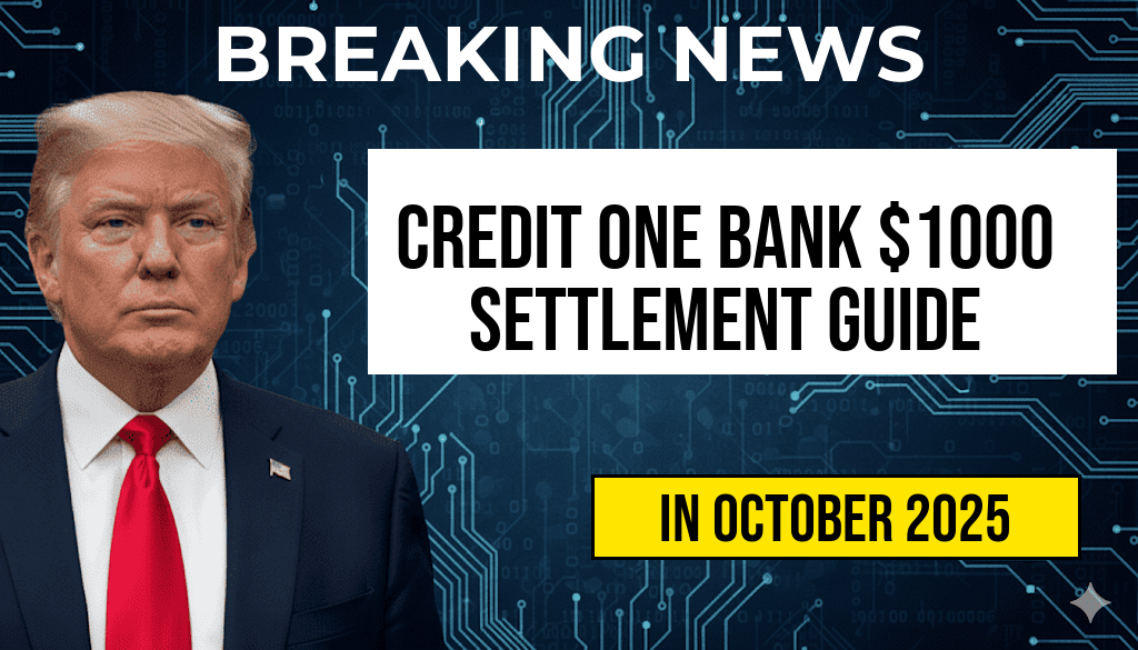 Understanding the $1000 Settlement from Credit One Bank: Eligibility, Claim Process, and Payout Timeline